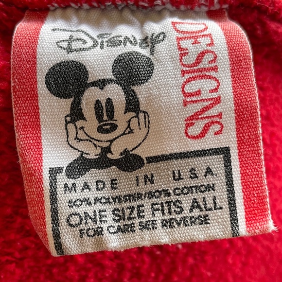 Vintage Disney Designs Minnie Mouse Sweatshirt Womens Medium Made in USA 90s - Picture 4 of 10